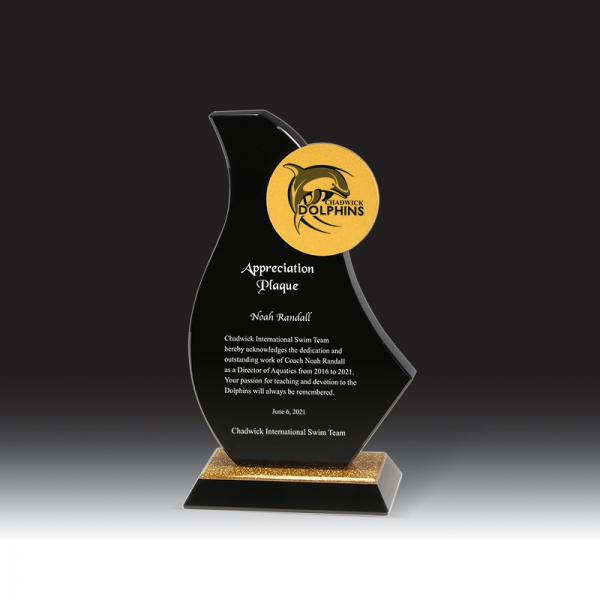 블랙 크리스탈 상패 HB-7463