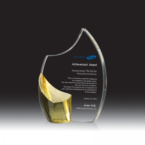 크리스탈 감사패/공로패 HB-6055Y